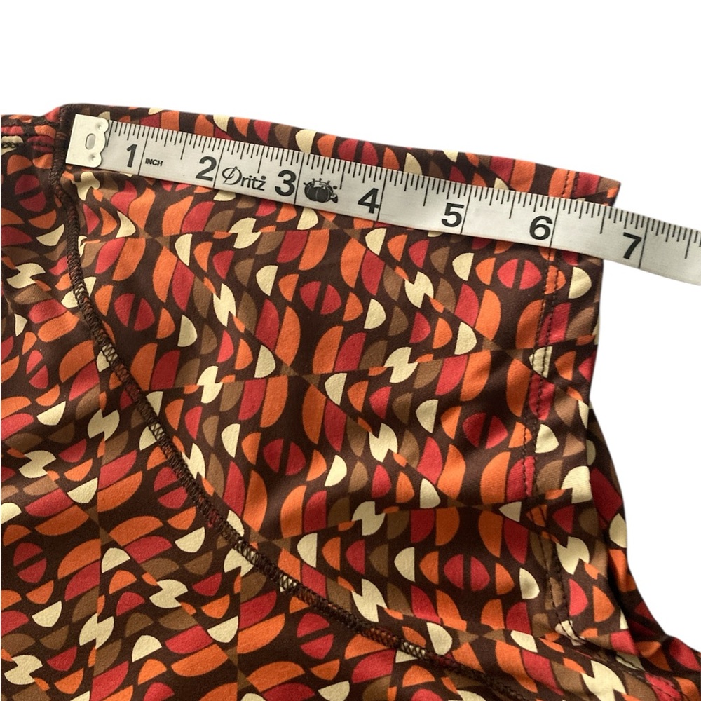 Pendleton Orange And Black Patterned Short Sleeve… - image 6